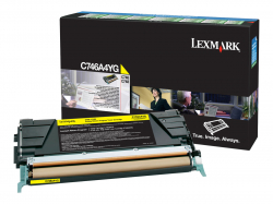 Тонер за лазерен принтер LEXMARK C746 C748 7K toner cartridge yellow standard capacity 7.000 pages