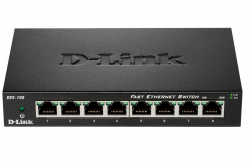 Комутатор/Суич Комутатор D-Link 8-Port  10-100 Fast Ethernet Metal Housing Unmanaged DES-108-E