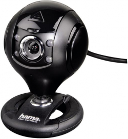 Уеб камера Уеб камера HAMA Spy Protect, HD, микрофон, Черна
