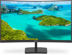 Монитор Philips 271E1SCA, 27" Curved 1500R VA WLED, 1920x1080 75Hz, 4ms, 250cd-m2