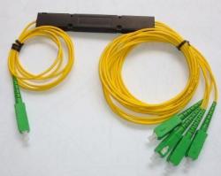 Оптичен сплитер Оптичен сплитер PLC 1x4 с SC APC конектори