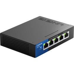Комутатор/Суич LINKSYS LGS105-RTL :: 5-портов Small Business Desktop Gigabit Switch