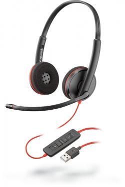 Слушалки USB слушалки с микрофон Plantronics Blackwire C3220