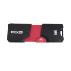 USB флаш памет USB памет MAXELL FLIX, USB 2.0, 16GB, Черен