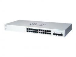 Комутатор/Суич CISCO Business Switching CBS220 Smart 24-port Gigabit 4x1G SFP uplink