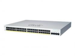 Комутатор/Суич CISCO Business Switching CBS220 Smart 48-port Gigabit PoE 382W 4x1G SFP uplink
