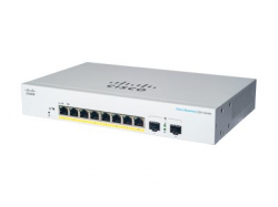 Комутатор/Суич CISCO Business Switching CBS220 Smart 8-port Gigabit PoE 65W 2x1G SFP uplink