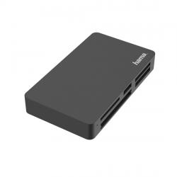 Chetec-za-karti-HAMA-All-in-One-USB-3.0-SD-microSD-CF-MS-5-Gbps-Cheren