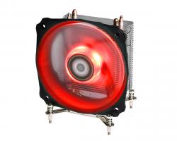 Охладител за процесор Охладител за Intel процесор ID-Cooling SE-912I с червена LED подсветка