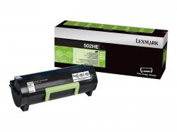 Тонер за лазерен принтер LEXMARK 502HE toner cartridge black standard capacity 5.000 pages 1-pack corporate