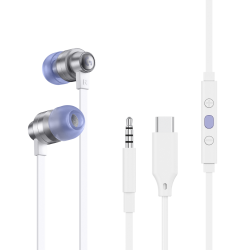 Слушалки Геймърски слушалки с микрофон Logitech G333 In-ear 3.5 mm + USB-C adapter