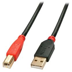 Кабел/адаптер LINDY LNY-42761 :: USB 2.0 Type A - B активен кабел, 10 м