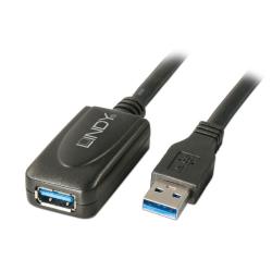Кабел/адаптер LINDY LNY-43155 :: USB 3.0 активен удължителен кабел, 5 м