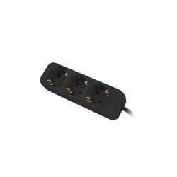 Контакт Lanberg power strip 1.5m, 3 sockets, french quality-grade copper cable, black