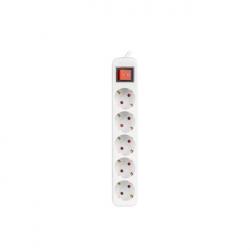 Контакт Lanberg power strip 1.5m, 5 sockets, french with circuit breaker quality-grade copper
