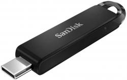 USB флаш памет USB памет SanDisk Ultra, USB-C, 32GB, Черен