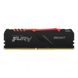 Памет Памет Kingston FURY Beast Black RGB 8GB DDR4 PC4-25600 3200MHz CL16