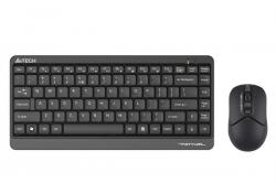 Клавиатура Комплект клавиатура и мишка A4TECH FG1112 Fstyler, Безжичен, 2.4 GHz, Черен