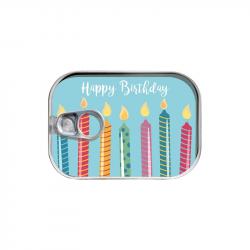Продукт Gespaensterwald Картичка-консерва, Happy Birthday candles
