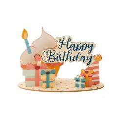 Продукт Gespaensterwald 3D картичка, Happy Birthday gifts, дървена