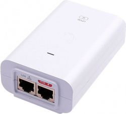 Мрежов продукт U-POE-AF is designed to power 802.3af PoE devices. U-POE-AF delivers up to 15W of PoE that can be used to power U6-Lite-EU and other 802.3af devices, while also protecting against electrical surges (ESD)