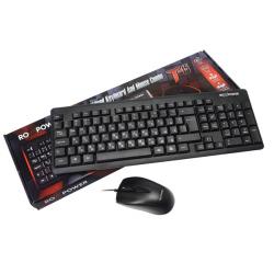 Клавиатура Keyboard&Mouse Set Roxpower T-15, Black