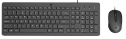 Клавиатура HP 100 Wired Mouse and Keyboard (BG)