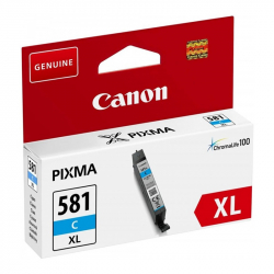 Касета с мастило Оригинален патрон Canon CLI-581XL, Cyan