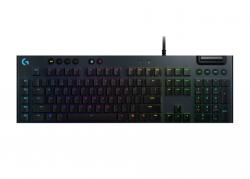 Клавиатура Logitech G815 Keyboard, GL Clicky Low Profile, Lightsync RGB, 5 Marco G-Keys, 3