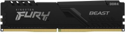 Памет Kingston FURY Beast Black 8GB DDR4 PC4-28800 3600MHz CL17 KF436C17BB-8