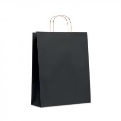 More Than Gifts Хартиена торбичка Paper Tone, размер L, 32 х 12 х 40 cm, черна