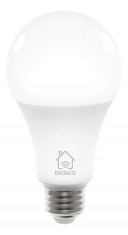 LED Крушка Смарт крушка DELTACO SH-LE27W, Е27, WiFI 2.4GHz, 9W, 810lm, димираща, Бяла