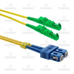 Оптична пач корда Оптични пач корди E2000/APC - SC/UPC сингъл мод, дуплекс, 10м.