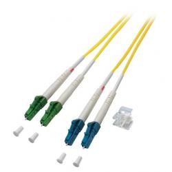 Оптична пач корда Oптична пач корда LC/АPC-LC/UPC Сингъл мод дуплекс, 15м.
