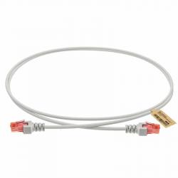 Пач корда, U/UTP, кат.6 LSZH CCA, сива 1м.