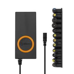 Захранващ адаптер за лаптопи, DC 15 - 19.5 V, 90 W, 12 накрайника