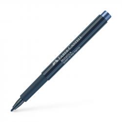 Канцеларски продукт Faber-Castell Маркер, объл, 1.5 mm, металик, морскосин