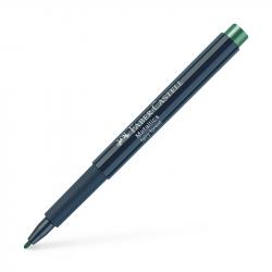 Канцеларски продукт Faber-Castell Маркер, объл, 1.5 mm, металик, горскозелен