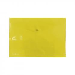 Канцеларски продукт Faber-Castell Папка Clear, PP, с копче, жълта