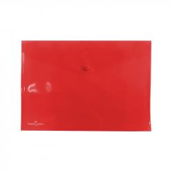 Продукт Faber-Castell Папка Clear, PP, с копче, червена