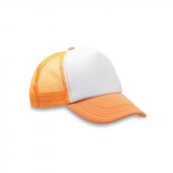 Продукт More Than Gifts Бейзболна шапка Trucker Cap, 5-панелна, полиестер, неоновооранжева