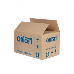 Продукт Office 1 Кашон, с печат, 47 x 32 x 27 cm, кафяв