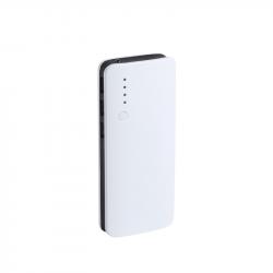 Външна батерия Cool Мобилна батерия Kaprin, с 3 USB порта, 10 000 mAh, бяло и черно
