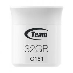 USB флаш памет USB памет Team Group C151, 32GB, USB 2.0, Черен