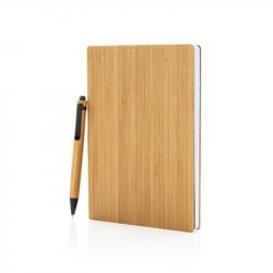 Канцеларски продукт XD Тефтер Bamboo, A5, 90 листа, с включена химикалка