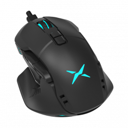 USB Type-C геймърска RGB мишка Delux M629DB PMW3325