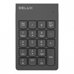 Клавиатура Delux K300S G безжична цифрова