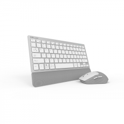 Клавиатура Комплект Delux K3300D+M520DB клавиатура и мишка безжичен-Bluetooth сребрист
