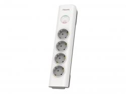 Контакт PHILIPS Surge protector 4 outlets 600J of surge protection 3680W 16A