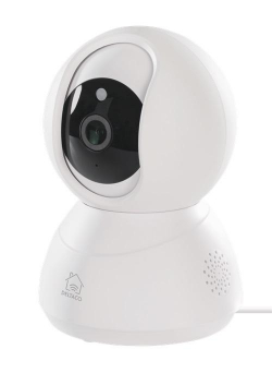 Камера Смарт камера DELTACO SH-IPC03, 720p, WiFi 2.4GHz, IR 10m, 1-4&quot; CMOS, microSD, Бяла